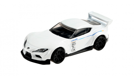 Машинка Базова Hot Wheels '20 Toyota GR Supra Speed Graphics 1:64 GRX20 White - Retromagaz, image 2