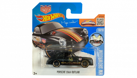 Машинка Базовая Hot Wheels Porsche 356A Outlaw Magnus Walker Showroom 1:64 DHP11 Black - Retromagaz, image 1