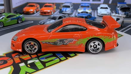 Тематическая Машинка Hot Wheels Toyota Supra Brian O'Conner Fast & Furious 1:64 JBY30 Orange - Retromagaz, image 4