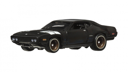 Машинка Premium Hot Wheels 1971 Plymouth GTX Fast & Furious 1:64 HNW46/HNW55 Black - Retromagaz, image 2