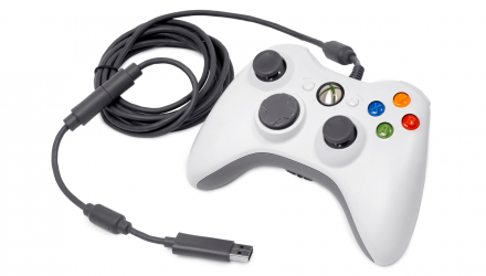 Геймпад Дротовий Microsoft Xbox 360 White 2m Б/У - Retromagaz, image 2