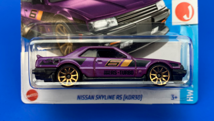 Машинка Базова Hot Wheels Nissan Skyline RS (KDR30) J-Imports 1:64 HTC40 Purple - Retromagaz, image 1