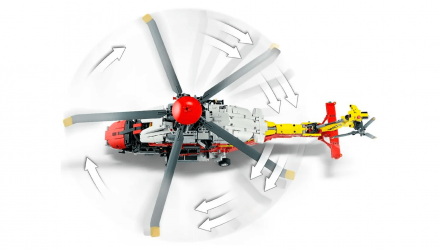 Конструктор Lego Airbus H175 Rescue Helicopter Technic 42145 Новый - Retromagaz, image 5