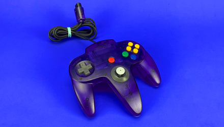 Геймпад Дротовий Nintendo N64 NUS-005 Limited Edition Purple 1.8m Б/У - Retromagaz, image 1