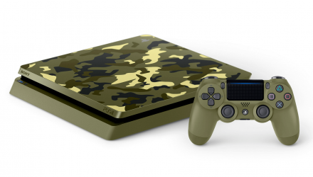 Консоль Sony PlayStation 4 Slim Call of Duty: WWII Limited Edition 1TB Green Camo Б/У - Retromagaz, image 1