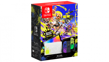 Консоль Nintendo Switch OLED Model HEG-001 Splatoon 3 Limited Edition 64GB Green Violet Новый - Retromagaz, image 2