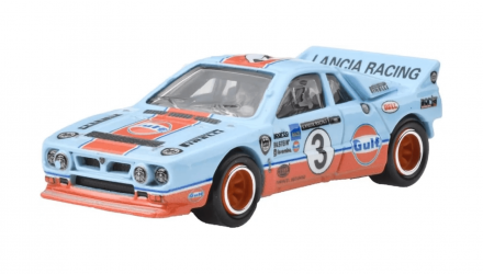 Машинка Premium Hot Wheels 2шт Lancia Rally 037 / Fiat 131 Abarth Gulf 2-Packs 1:64 HRR81 Blue - Retromagaz, image 1