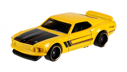 Тематическая Машинка Hot Wheels '69 Ford Mustang Boss 302 Detroit Muscle 1:64 FYY10 Yellow - Retromagaz, image 2