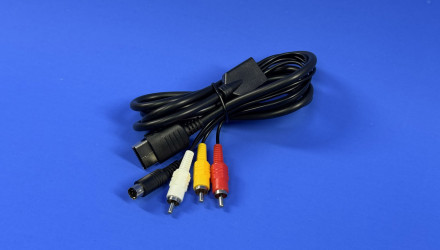 Кабель RMC Dreamcast Composite 3RCA - AV Multi Out Black 1.5m Новый - Retromagaz, image 1