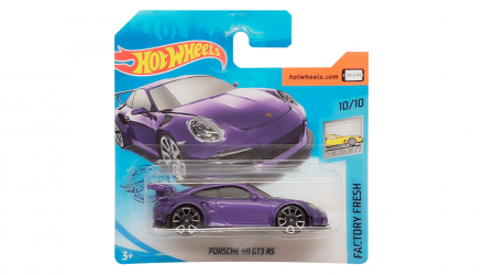 Машинка Базовая Hot Wheels Porsche 911 GT3 RS Factory Fresh 1:64 FYC47 Purple - Retromagaz, image 1