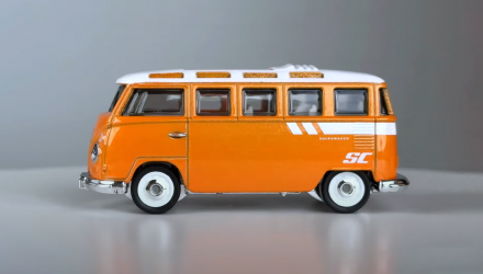 Тематична Машинка Matchbox '59 Volkswagen Microbus Chase Moving Parts 1:64 HVN22 Orange - Retromagaz, image 3