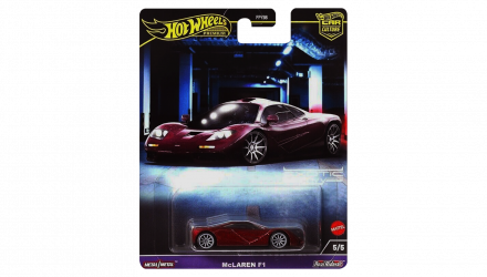 Машинка Premium Hot Wheels McLaren F1 Mr. Bean Exotic Envy 1:64 HKC77 Red - Retromagaz, image 1