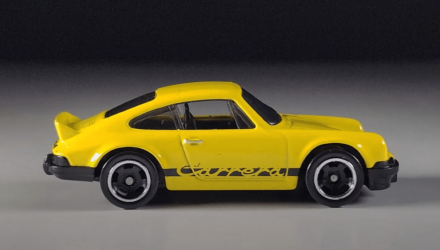 Машинка Базова Hot Wheels Porsche 911 Carrera RS 2.7 Factory Fresh 1:64 HTC49 Yellow - Retromagaz, image 5