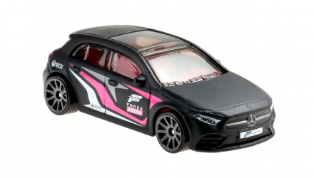 Тематическая Машинка Hot Wheels '19 Mercedes-Benz A-Class Forza Horizon 1:64 GRP35 Black - Retromagaz, image 2