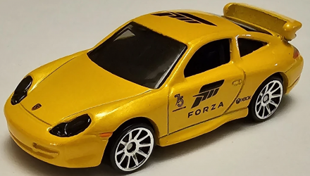 Тематична Машинка Hot Wheels Porsche 911 GT3 Forza 1:64 HLK28 Yellow - Retromagaz, image 2