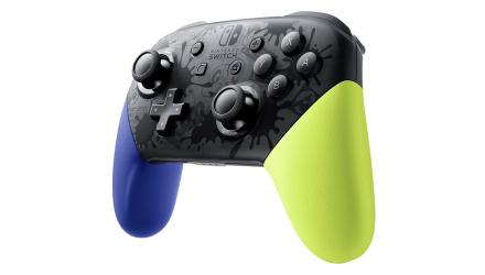 Геймпад Беспроводной Nintendo Switch Pro Controller Splatoon 3 Limited Edition Yellow Blue Б/У - Retromagaz, image 2