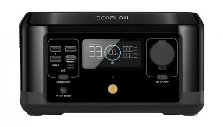 Зарядное Устройство EcoFlow RIVER Mini Wireless Black 210 Wh 300 W - Retromagaz, image 1