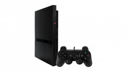 Набор Консоль Sony PlayStation 2 Slim SCPH-7xxx Chip Black Б/У  + Геймпад Проводной DualShock 2 SCPH-10010 - Retromagaz, image 1