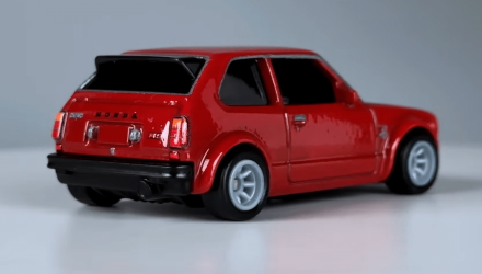 Машинка Premium Hot Wheels '73 Honda Civic Custom Japan Historics 1:64 HRV85 Red - Retromagaz, image 2