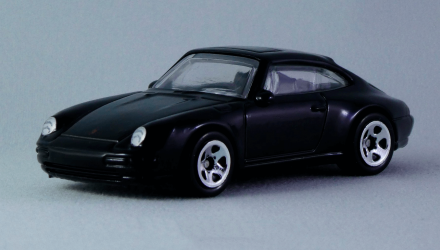 Машинка Базовая Hot Wheels '96 Porsche Carrera Porsche 1:64 GHD19 Black - Retromagaz, image 2