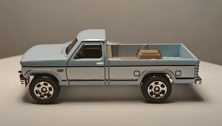 Машинка Велике Місто Matchbox 1986 Ford F-150 Highway 1:64 HYC15 Blue - Retromagaz, image 4