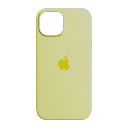 Чехол Силиконовый RMC Apple iPhone 15 Yellow - Retromagaz