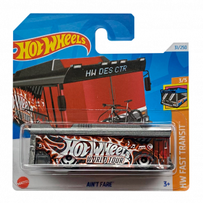 Машинка Базовая Hot Wheels Ain't Fare Treasure Hunts Fast Transit 1:64 HTF16 Red - Retromagaz