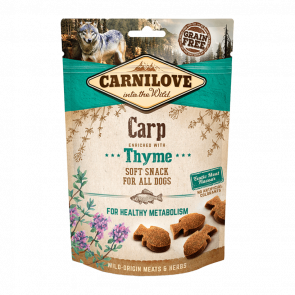 Лакомства для Собак Carnilove Dog Crunchy Snack Carp with Thyme 200g - Retromagaz