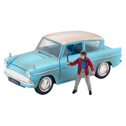 Машинка Jada 1959 Ford Anglia с Фигуркой Harry Potter 1:24 Blue - Retromagaz