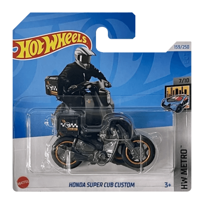 Машинка Базовая Hot Wheels Honda Super Cub Custom Treasure Hunts Metro 1:64 HTF23 Grey - Retromagaz