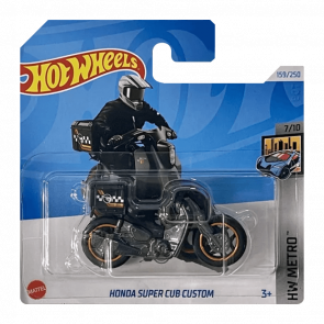 Машинка Базовая Hot Wheels Honda Super Cub Custom Treasure Hunts Metro 1:64 HTF23 Grey - Retromagaz