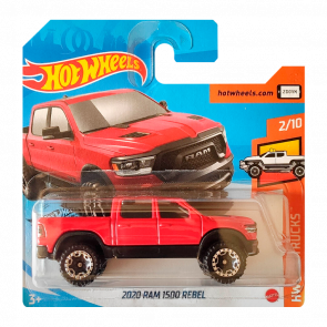 Машинка Базовая Hot Wheels 2020 RAM 1500 Rebel Hot Trucks 1:64 GHB31 Red - Retromagaz