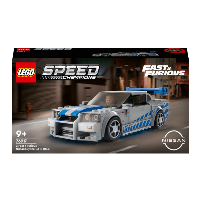 Конструктор Lego "Двойной Форсаж" Nissan Skyline GT-R (R34) Speed Champions 76917 Новый - Retromagaz