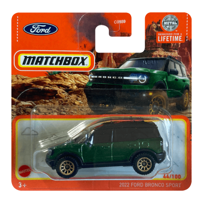 Машинка Велике Місто Matchbox 2022 Ford Bronco Sport Adventure 1:64 HVN67 Green - Retromagaz