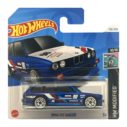 Машинка Базовая Hot Wheels BMW M3 Wagon Modified 1:64 HRY67 Blue - Retromagaz