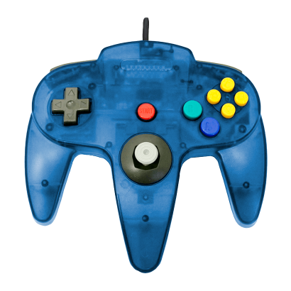 Геймпад Проводной RMC N64 Trans-Blue Новый - Retromagaz