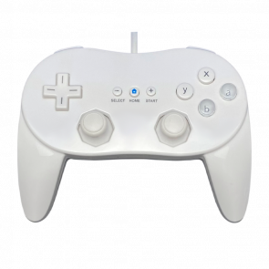 Геймпад Дротовий RMC Wii Classic Controller Pro White 1m Б/У - Retromagaz