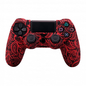 Чехол Силиконовый RMC PlayStation 4 Leaf Red Новый - Retromagaz