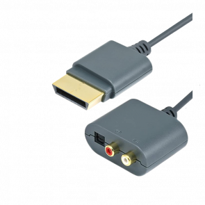 Кабель Microsoft Xbox 360 2 RCA + Optical Port - TV MULTI OUT Grey Б/У