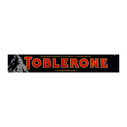 Шоколад Toblerone Чорний з Медово-Мигдальною Нугою 100g - Retromagaz