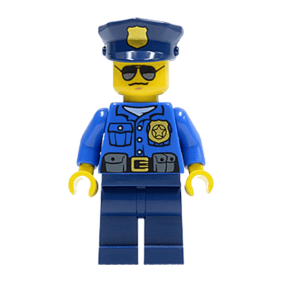 Фігурка Lego Police 973pb1551 Officer Gold Badge City cty0450 1 Б/У - Retromagaz