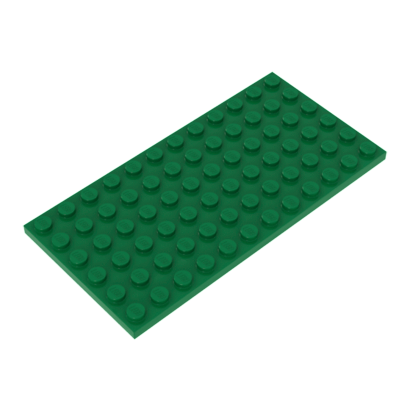 Пластина Lego Звичайна 4шт 6 x 12 3028 302828 4614769 6177783 Green Б/У - Retromagaz