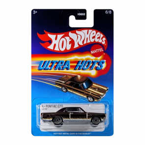 Тематическая Машинка Hot Wheels '65 Pontiac GTO Ultra Hots 1:64 JBY65 Brown - Retromagaz