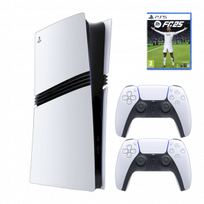 Набор Консоль Sony PlayStation 5 Pro 2TB White Новый  + Игра EA Sports FC 25 Русская Озвучка + Геймпад Беспроводной DualSense