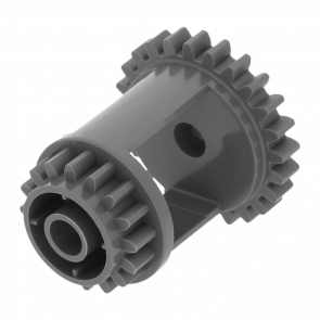 Technic Lego Шестірня Differential 24-16 Teeth 6573 657327 4211023 6573199 Dark Bluish Grey Б/У - Retromagaz