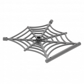 Для Животных Lego 2шт Spider Web with Bar 90981 4630761 Dark Bluish Grey Б/У - Retromagaz