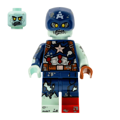 Фигурка Lego Marvel Zombie Captain America Super Heroes colmar09 1 Б/У - Retromagaz