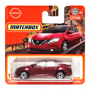 Машинка Велике Місто Matchbox 2016 Nissan Sentra Metro 1:64 HVN58 Red