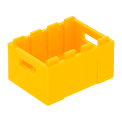 Ємність Lego 2шт Crate 2/3 3 x 4 x 1 30150 4599378 Yellow Б/У - Retromagaz