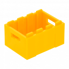 Ємність Lego 2шт Crate 2/3 3 x 4 x 1 30150 4599378 Yellow Б/У - Retromagaz